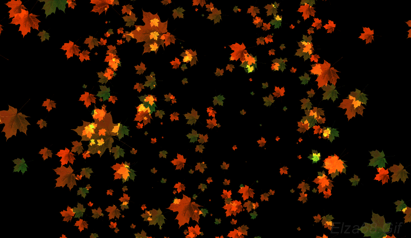 animated falling leaves background gif