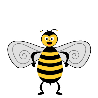 animated bees learn about nature
