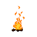 blazing fire flame burning and explosion animations