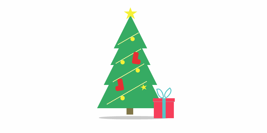 christmas tree animation codemyui