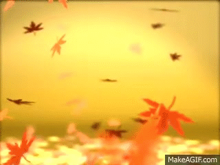 falling leaves background loop on make a gif