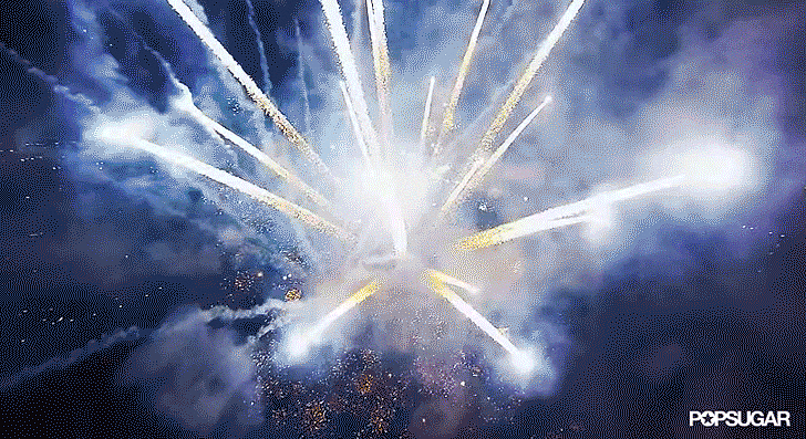 fireworks drone video popsugar tech