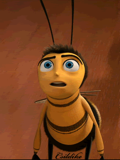 funny animations bee rolling eyes animation