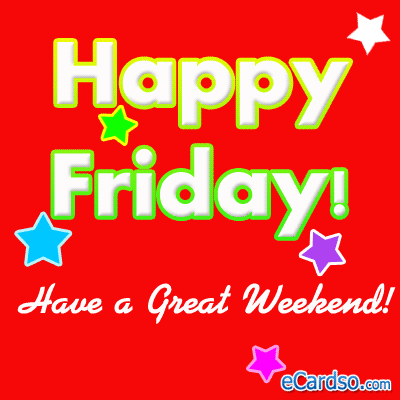 funny happy friday message card