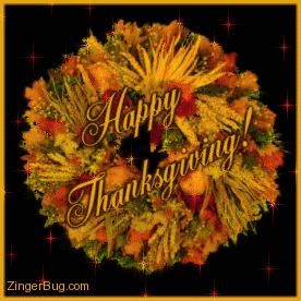 happy thanksgiving glitter wreath glitter graphic