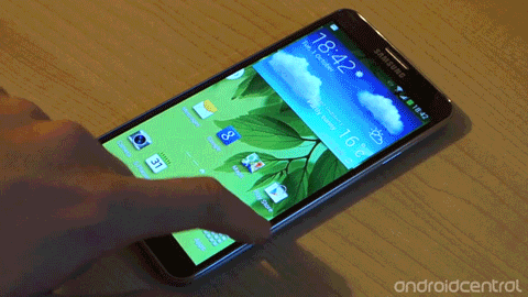 how to shrink the galaxy note s display into a tiny