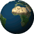 rotating earth huge gif