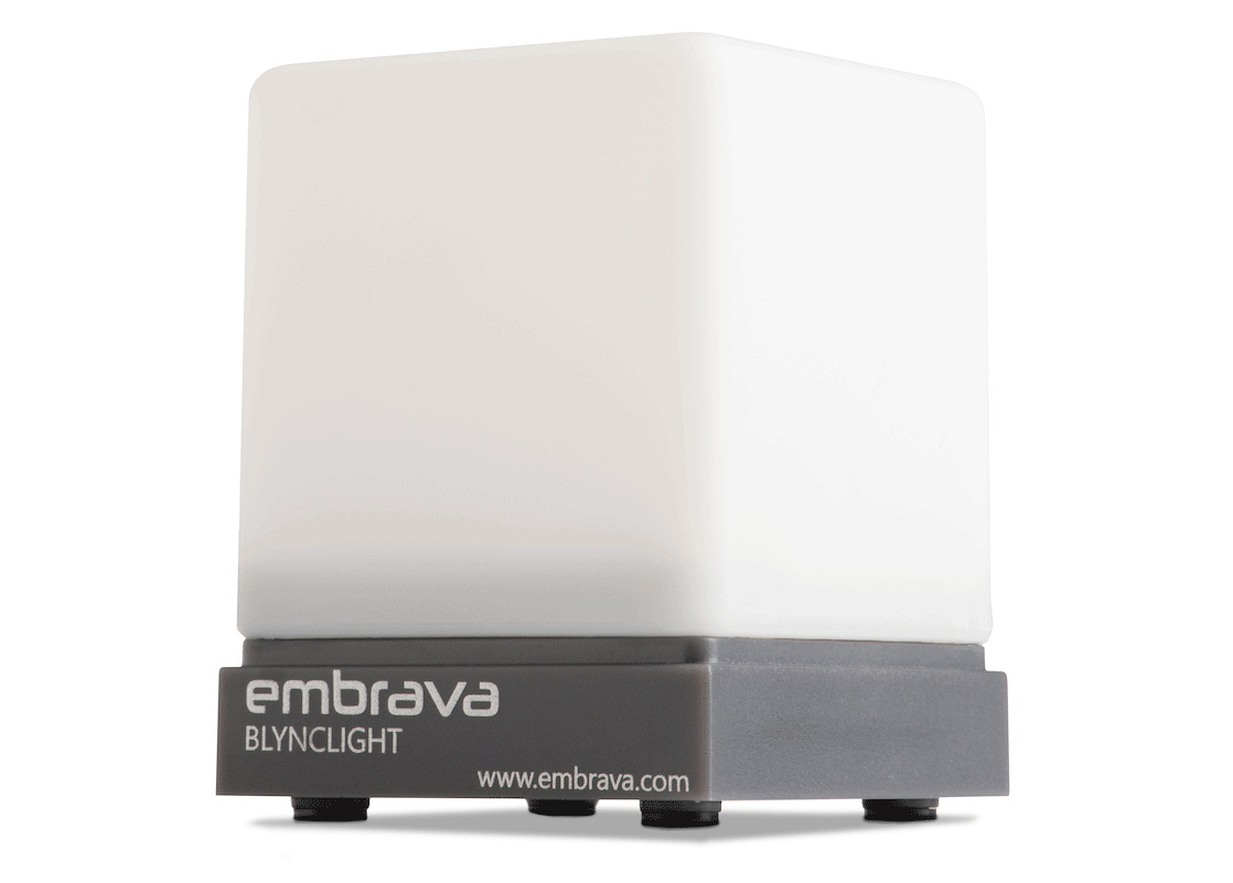 work from home status light embrava