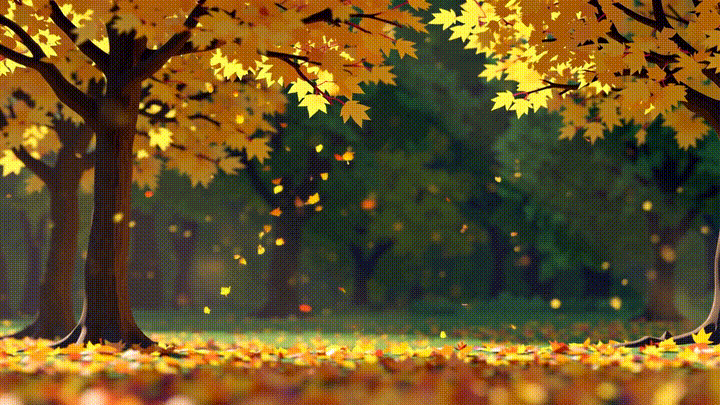 falling leaves autumn scene with golden leaves gent 4ae4 8b4f